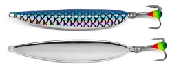 Asseri pystypilkki 60mm 20g väri sininen/hopea suomukuviointi