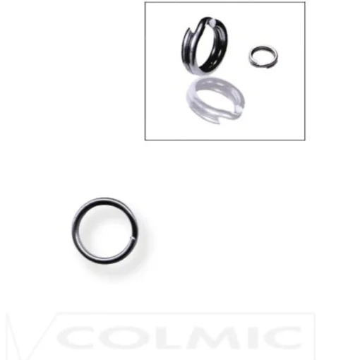 Colmic Split ring uistinrengas koko 5mm 10kpl