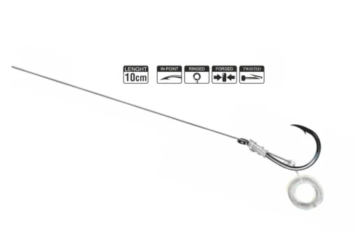 Hikara Method feeder rig Select ring #10 0,22mm 10cm 5kpl
