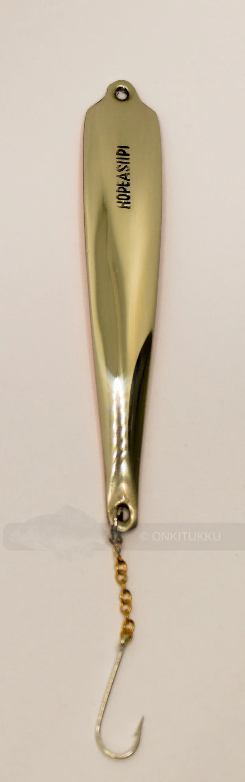 Hopeasiipi 8cm väri messinki-hopea