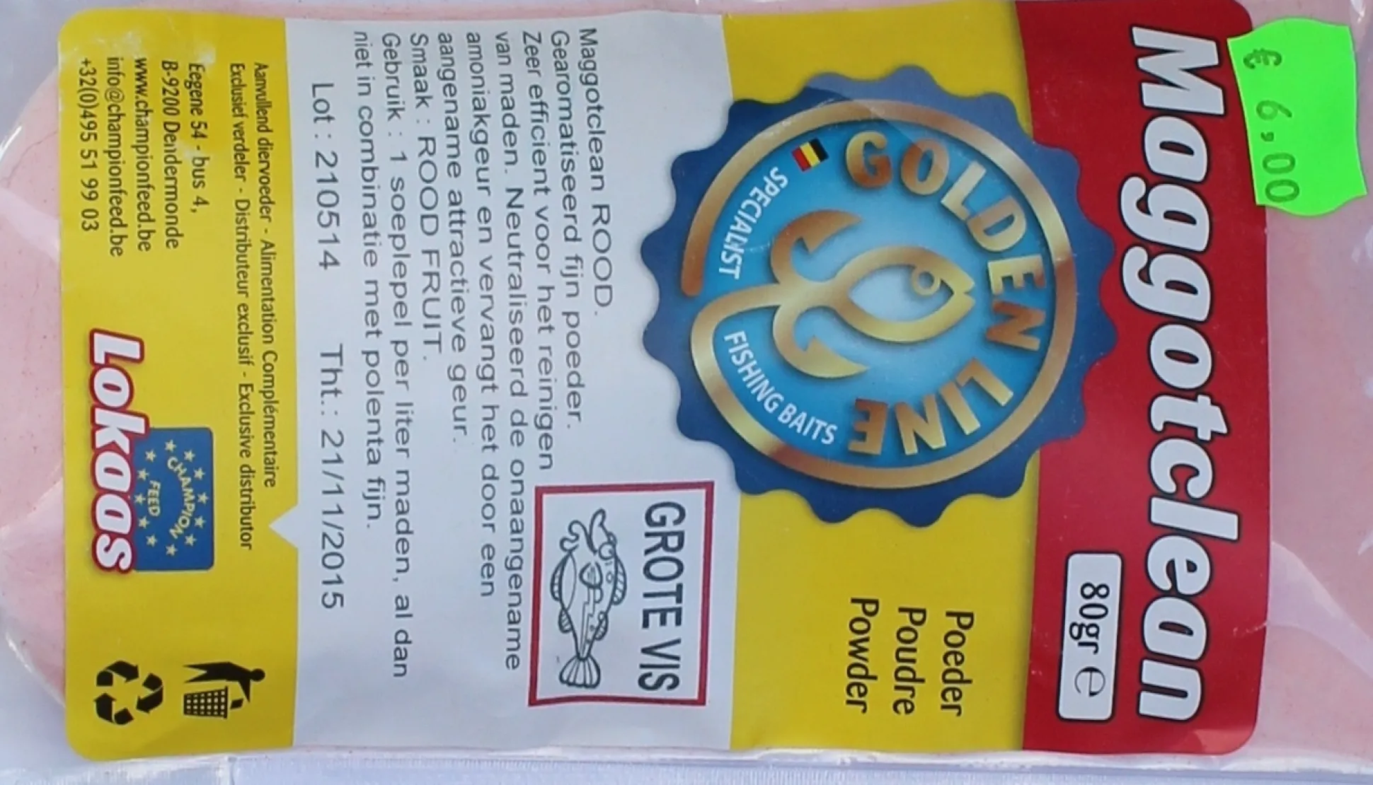 Maggotclean hedelmäinen toukanpuhdistusaine 80g