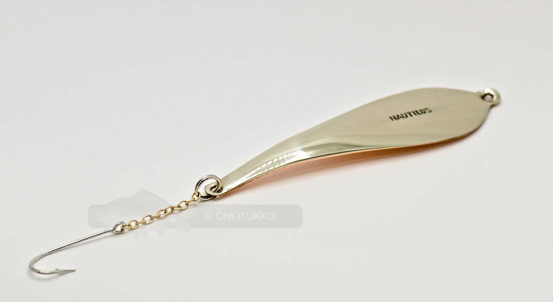 Nautilus 8cm väri kupari-hopea