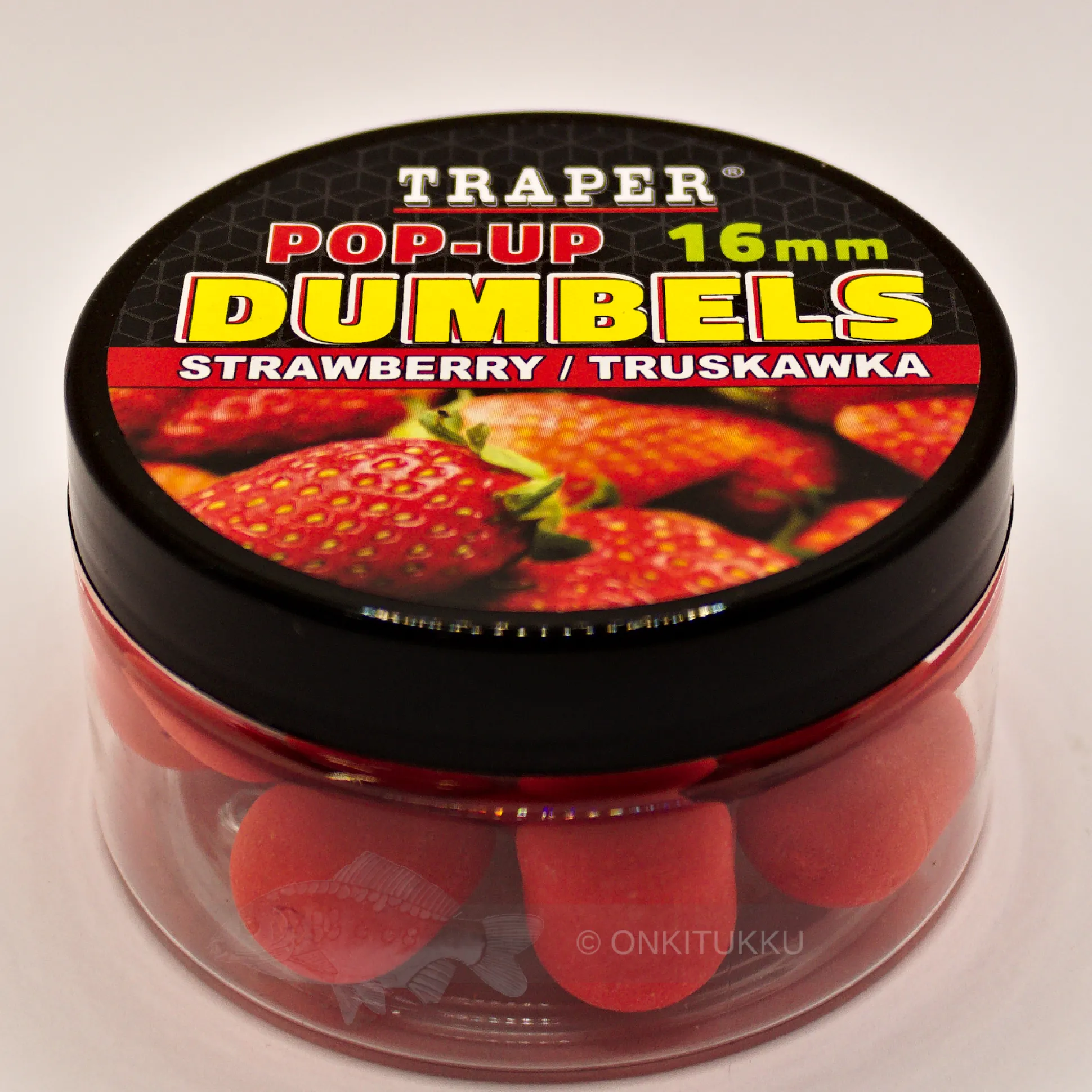 Pop-up Dumbels Strawberry mansikka 16mm 40g