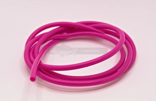 Silikoniletku cerise 2mm 1m