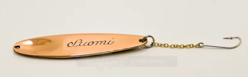 Suomi pilkki 6,5cm väri kupari-hopea